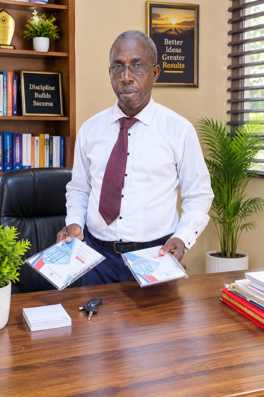 Founder & CEO of Canaan Printing Works personally inspecting corporate publications and diaries